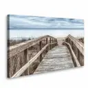 Постер Студия фотообоев "Пустынный причал" 80x50 см