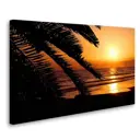 Постер Студия фотообоев "Пляж на закате" 50x80 см