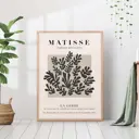 Постер 28 картин "Арт афиша Матисс растение" 50x40 см