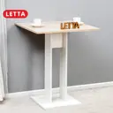 Стол квадратный Letta Мальта лайт 65x65 см ЛДСП цвет белый/дуб сонома