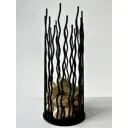 Подсвечник чёрный 21.5 см