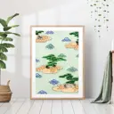 Постер 28 картин "Японский пейзаж репродукция" 70x50 см