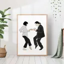 Постер 28 картин "Криминальное чтиво" 70x50 см