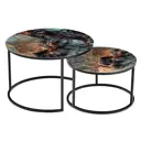 Набор кофейных столиков Bradex Home Tango 60x60x41 см космический с чёрными ножками