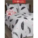 Комплект постельного белья Amore Mio 31496, двуспальный, полиэстер цвет белый