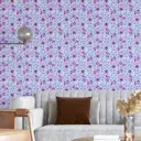 Обои флизелиновые Decoracion Цветы и ягоды 4x2.8 м синие 7184701