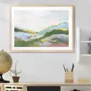 Постер 28 картин "Пейзаж разноцветные горы" 70x50 см