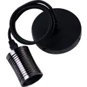 Люстра подвесная DE FRAN ALF 1 лампа 5 м² цвет черный