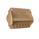 Ключница Орландо Выходя из дома не забудь 009004плк004, цвет орех