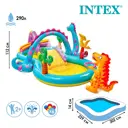 Игровой центр Intex 57135NP Динозавр с распылителем 302x229x112 см от 2 лет