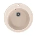 Врезная мойка Mixline 551082 47.50x47.50x19.40 см искусственный камень цвет бежевый