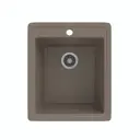 Врезная мойка Mixline 551163 41.50x49x19 см искусственный камень цвет терракотовый