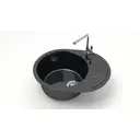 Врезная мойка Bergg Zett Lab B010Q004-K 44x57.50x21.50 см кварцит цвет черный