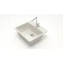Врезная мойка Bergg Zett Lab B009Q007-K 50.50x57x20 см кварцит цвет светло-бежевый