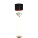 Торшер LUMINA DECO LDF 5529 F.GD+BK Fabi цвет золото