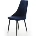 Комплект кухонных стульев 2 шт Beneli 96x54x45 см микровелюр цвет синий