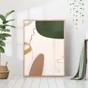 Постер 28 картин "Абстрактный рисунок" 50x40 см