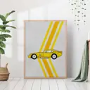 Постер 28 картин "Гоночная машина" 70x50 см