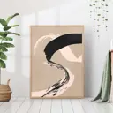 Постер 28 картин "Абстракция мазками" 70x50 см