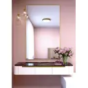 Зеркало интерьерное в алюминиевой раме настенное ONE Mirror 130x80 см золото