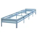 Грядка оцинкованная Каскад ГР4Ц 1x4 м h 0.2 м