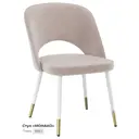 Кухонный стул Milavio Монако light 1Б/З 81x55x47 см ткань цвет светло-бежевый