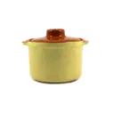 Горшок-сотейник 0.6 л Ломоносовская Керамика ColorLife 12x11.50x12 см керамика цвет желтый