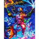 Картина по номерам 40x50 см Street Art Космический праздник