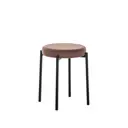 Табурет Leset Chocolate 37x51x37 см велюр цвет коричневый/черный