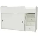 Кровать Кариви Малыш купе 00058-33-33-00 164x110x74 см цвет белый