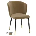 Кухонный стул Milavio Оникс 4Ч/З 83x49x48 см ткань цвет горчичный