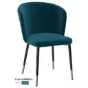 Кухонный стул Milavio Оникс 18Ч/С 83x49x48 см ткань цвет темно-синий