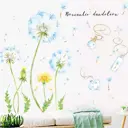 Наклейка интерьерная "Одуванчики и бутылочки" 50x70 см