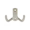 Крючок для одежды Без Бренда ЦБ005779 2x3x1 см 2 крючка цвет серебристый