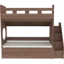 Кровать Кариви КИВи 234x200x84 см ЛДСП цвет бодего темный 00288-03-03-03