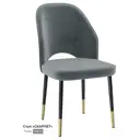 Кухонный стул Milavio Скарлет light 11Ч/З 86x57x47 см велюр цвет серый
