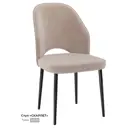 Кухонный стул Milavio Скарлет light 26Ч 86x57x47 см велюр цвет бежевый