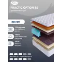 Матрас SkySleep Practic Option BS 80x180 см зависимый пружинный блок, односпальный, ортопедический, кокосовый