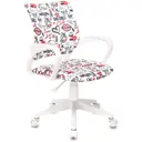 Офисное кресло Бюрократ Burokids 1 w-redlips ткань цвет мультиколор