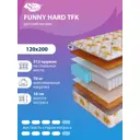 Матрас SkySleep Funny Hard TFK 120x200 см независимый пружинный блок, полутораспальный, ортопедический, жесткий, кокосовый