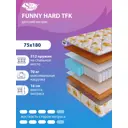 Матрас SkySleep Funny Hard TFK 75x180 см независимый пружинный блок, детский, ортопедический, жесткий, кокосовый
