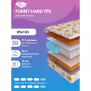 Матрас SkySleep Funny Hard TFK 85x185 см независимый пружинный блок, односпальный, ортопедический, жесткий, кокосовый