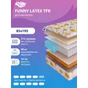 Матрас SkySleep Funny Latex TFK 85x195 см независимый пружинный блок, односпальный, ортопедический, латексный, кокосовый