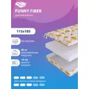 Матрас SkySleep Funny Fiber 115x185 см беспружинный, полутораспальный, ортопедический