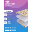 Матрас SkySleep Funny Fiber 115x200 см беспружинный, полутораспальный, ортопедический