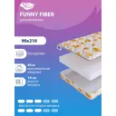 Матрас SkySleep Funny Fiber 90x210 см беспружинный, односпальный, ортопедический