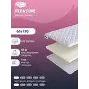 Топпер SkySleep Pleasure на шезлонг 65x170 см, беспружинный, для дивана, жесткость: низкая, детский, ортопедический
