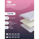 Топпер SkySleep Pleasure на шезлонг 170x186 см, беспружинный, для дивана, жесткость: низкая, двуспальный, ортопедический