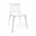 Кухонный стул Sheffilton Sht-s108-p 82x55x44 см пластик цвет белый