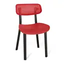 Кухонный стул Sheffilton Sht-s85 79x51x46.5 см пластик цвет красный
